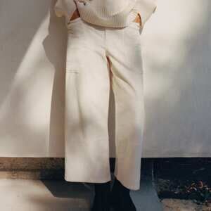 Everlane The Corduroy Gardener Pant White Size 10